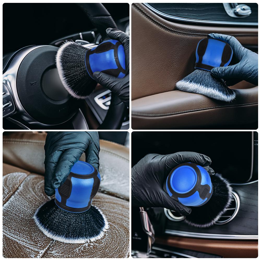 1PC Car Detailing Brushes Automobile Interior Soft Bristles Brush Air Vent Dust Cleaner Detailing Dusting Tool Car Cleaning