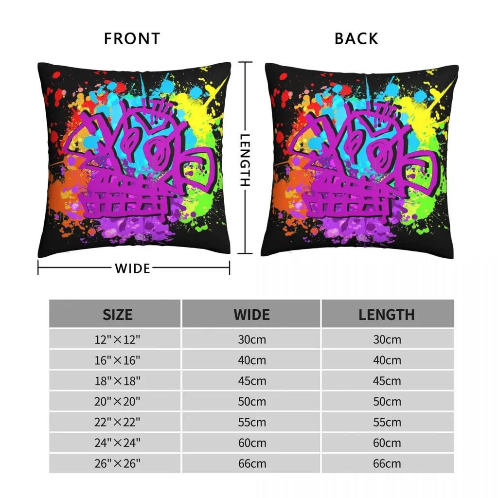 Arcane Jinx Małpa Graffiti Poduszki Poszewka na poduszkę Dekoracyjna Poduszka Dom Sofa Krzesło Nadruk Coussin