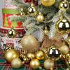 1 Schachtel 24 Stück Weihnachtskugeln Deko Weihnachtsbaum Hängeornamente Party Heim Zimmer Dekoration 2026 Neujahr Navidad Geschenke Zubehör