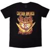 Men's Marvel Comics Capt. America Brave New World Explosion T-shirt Small Black