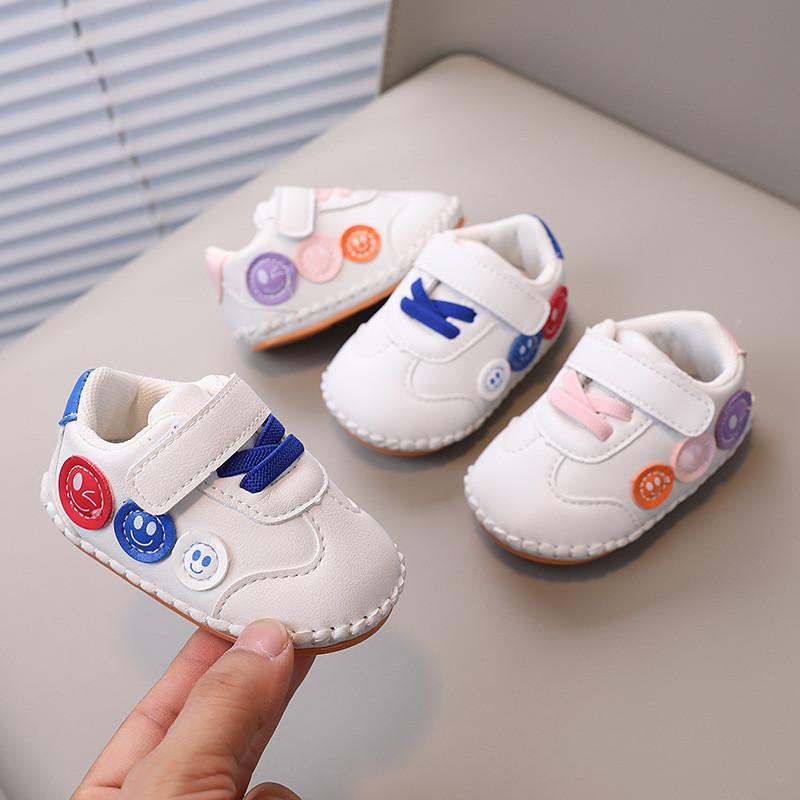 Baby Kleinkind Weiche Sohle Schuhe Für Jungen Und Mädchen Mit Klettverschluss Für Frühes Laufen
