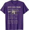 2nd Amendment Funny Gun Control Definition design100 cotton summer casual Oneck short sleeve printed mens Tshirt