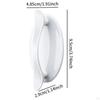 5 Pieces Cabinet Auxiliary Handles Open Sliding Door Decorative Sturdy Easy Installation