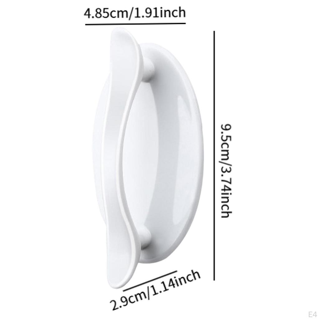 5 Pieces Cabinet Auxiliary Handles Open Sliding Door Decorative Sturdy Easy Installation