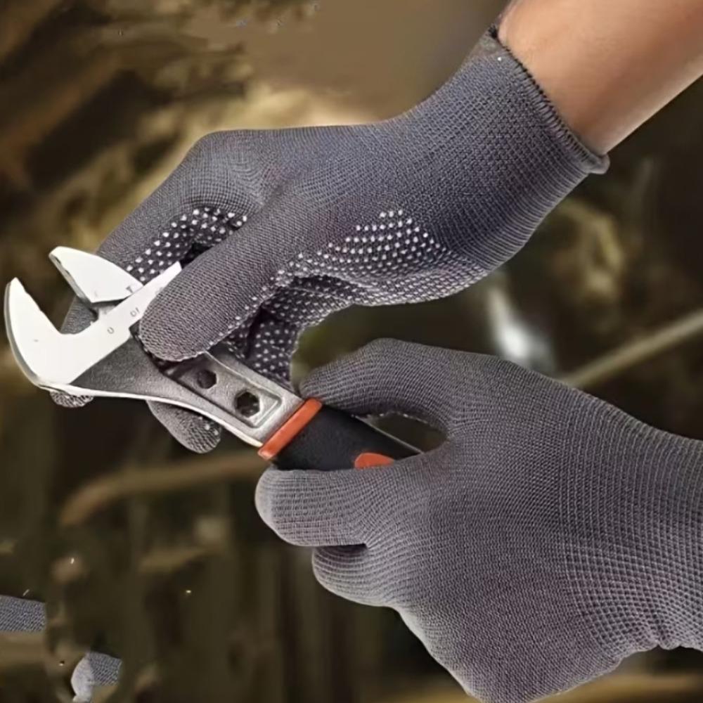 10PCS nylon dot gloves,suitable for outdoor cycling,camping,fishing,lightweight,wear-resistant,lightweight and breathable