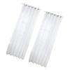 Floral Printed Curtains Window Gauze White Living Room Drape Fashion Polyester Washable Warm Winter Style Bedroom Cafe Shop