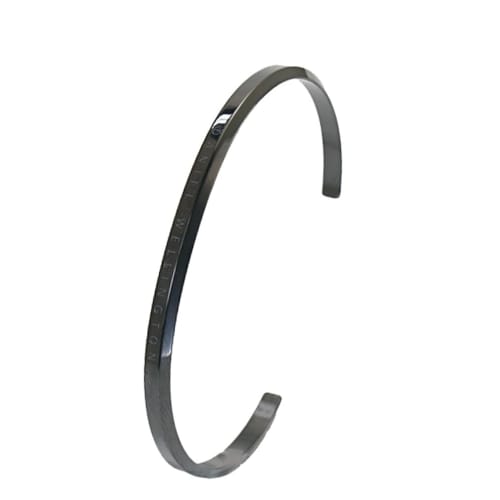 Daniel Wellington Classic Cuff Bangle for Men (Gray) DW00400384