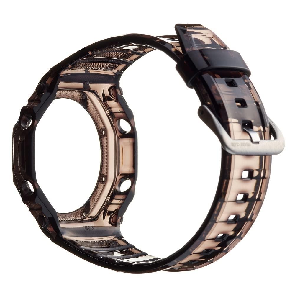 

[Gears Club] Совместимый с G Shock Tpu прозрачный чехол Ga 2100 прозрачный чехол черный