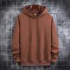 BITCED Autumn Thin Hooded Printed Sweatshirt Trendy Fashion Men's Casual Comfortable Pullover Top