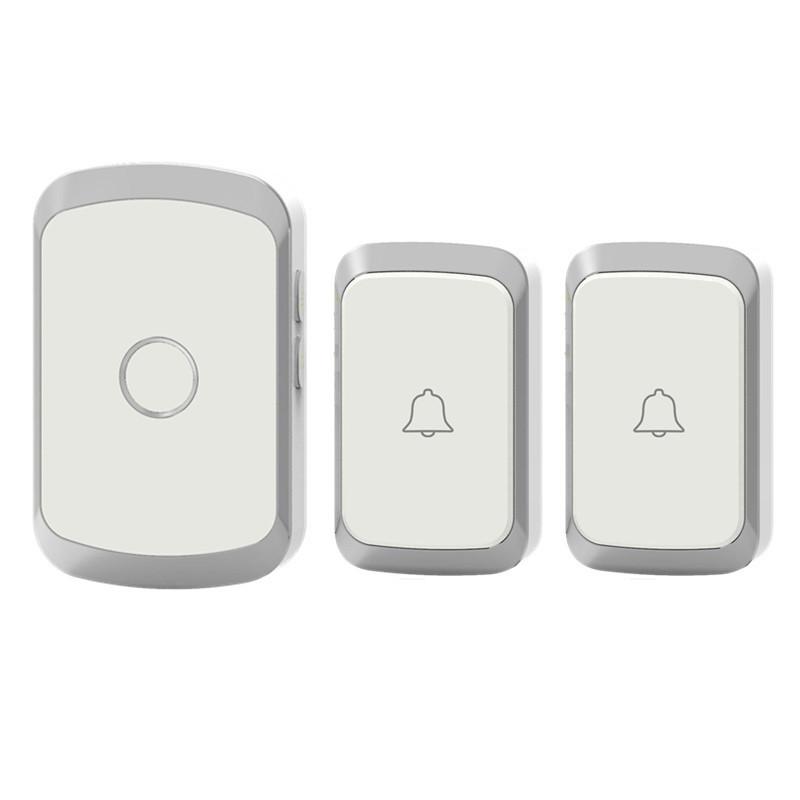 Kajia Si Wireless Smart Doorbell: Waterproof Dual-Function AC Digital Door Chime with Music