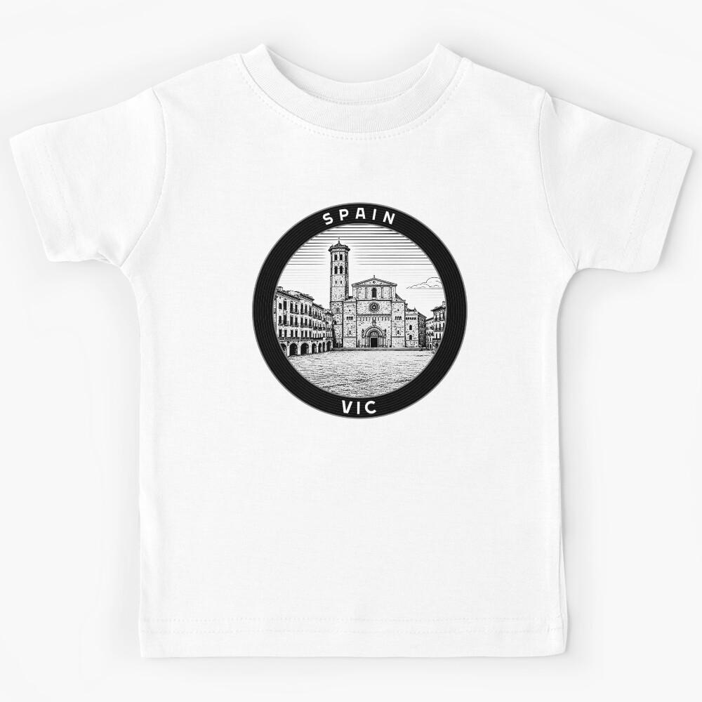 Vic Spain Linocut Style  Kids T-Shirt 160