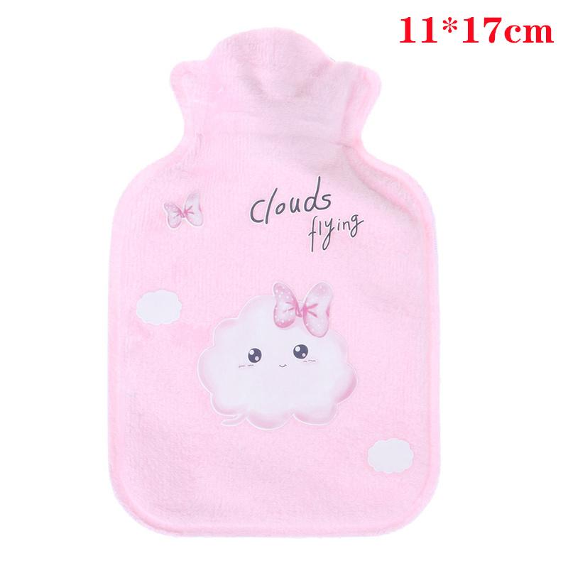 1Pc Lovely Cartoon Hand Po Warm Water Bottle Mini Hot Water Bottles Portable Hand Warmer Girls Pocket Hand Feet Hot Water Bags