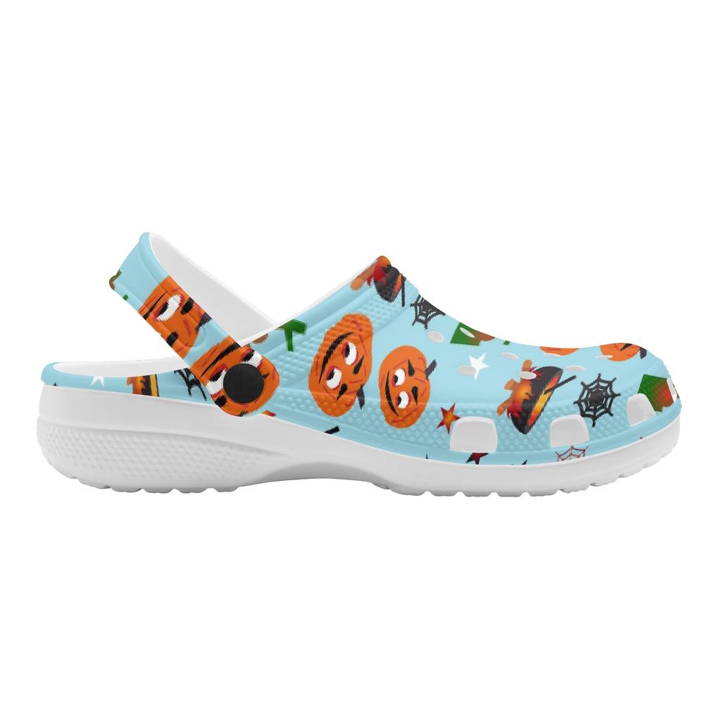 Color Print EVA Outdoor Clogs Unisex Lightweight Ventilated Slip On Summer Use Outdoor Garden Home Beach Daily Shoes Home Use