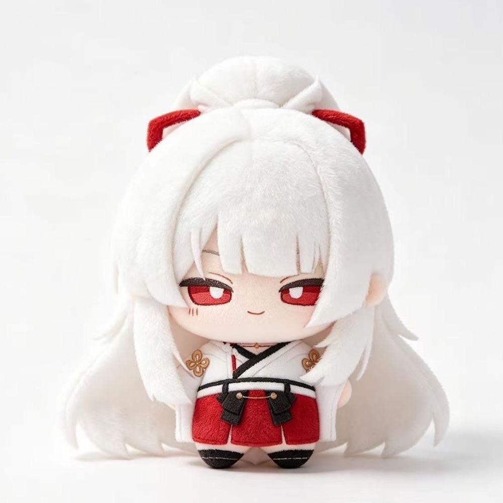 10cm Anime Wuthering Waves Hiyuki Plüschtier Stoffpuppe Hiyuki Plüsch Anhänger Schlüsselanhänger Puppe Spielzeug Sammlerstück Weihnachten Geschenke