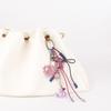 Ins wind ocean series bag pendant colored starfish whale shell woven rope pendant exquisite cute keychain