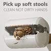 Flexible Dog Poop Grabber with Poop Bag Dispenser Outdoor Pet Pooper Scooper Poop Picker for Dog Walking Waste Grabbers