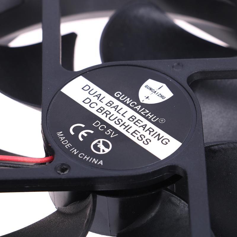 12025 Fan 5/12/24V Fan Dc Brushless Cooling Fan Usb 2Pin Pc Computer Case Cooler