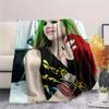 Coperta in Flanella con Fantasia Avril Lavigne, Alta Qualità, Confortevole per Tutte le Stagioni, Decorazione per la Casa, Calore e Comfort, Perfetta per Regali.