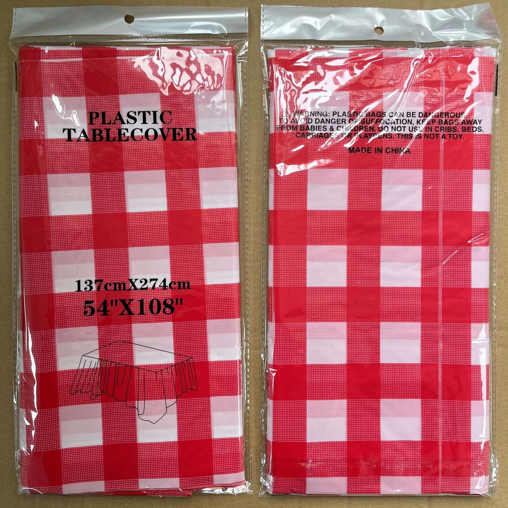5PCS Disposable Tablecloth Party Rectangle Bronzing Waterproof Table Cloth for Wedding Birthday Party Christmas Home Decor
