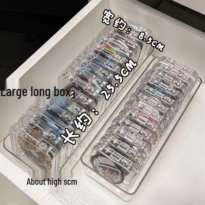 Dustproof Transparent Jewelry Organizer Box for Necklaces and Ornaments