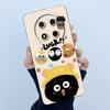 Case For Honor X9c 5G Honor Magic 7 Lite 5G Cute Panda Sweet Girls Cats Protective Liquid Silicone Soft TPU Back Cover Casing