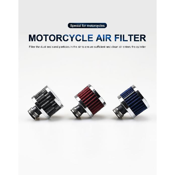 Universal 12mm Air Filter Motorcycle Intake High Flow For Motorcycle Conical Filter Crf450x Yamaha Xt 600 Air Forces 1 Air Filters 7
