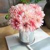 7 Stuks/Bundel Kunstbloemen Gerbera Bloemenboeket Vasthouden Bloemen Nepbloemen voor Huisdecoratie Bruiloftsfeest