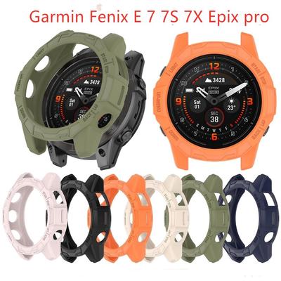Soft Case For Garmin Fenix E 7 7x 7s Pro Watch Protective Bumper Cover for Garmin Epix Pro 42MM 47MM 51MM Watch Accessories