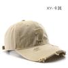 Hat Female Spring and Autumn Personality Fashion Old Ripped Baseball Cap Outdoor Sports Men's Travel Sunscreen Shade Cap