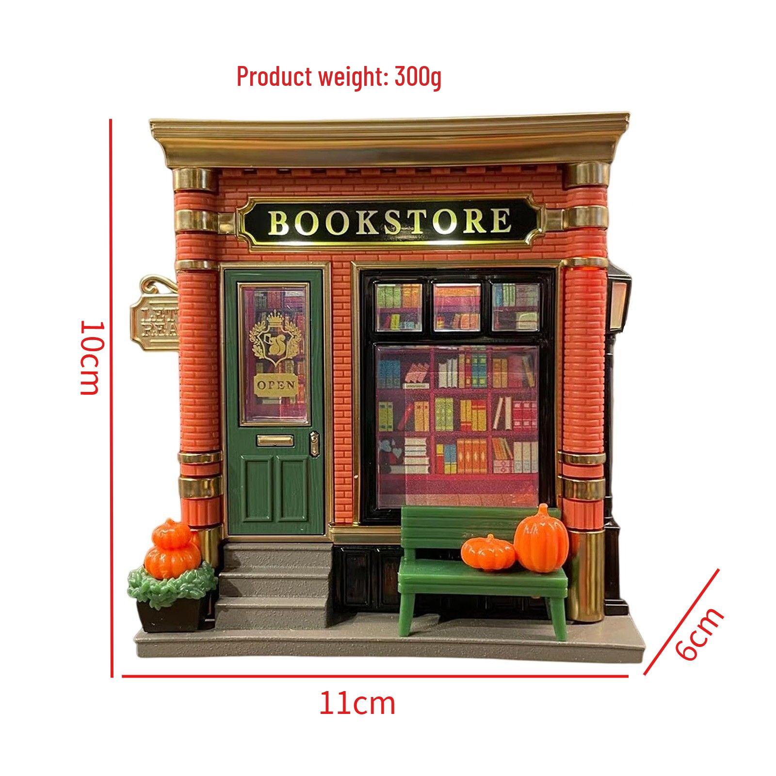 

Halloween Resin Ornament Micro Night Light for Bookstores 10-11-6