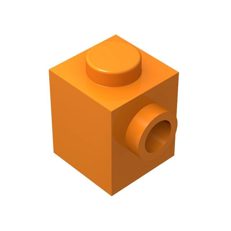 10 KUSŮ 87087 1x1 s čepem na straně Stavební kostky MOC Kompatibilní s Brick Dětské hračky Dárková krabička