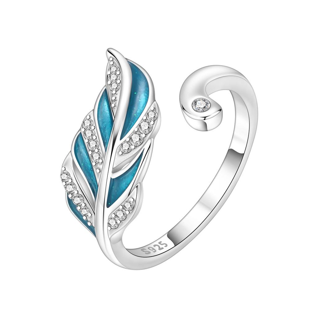 Orstarry S925 Silver Love Opening Ring For Women Original Finger Ring Jewelry Party Fine Trendy Gifts