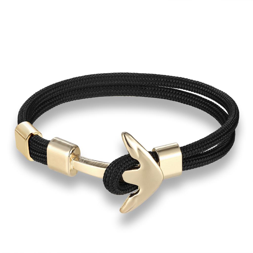 European and American Trends, Boat Anchors, Men's Aircraft Bracelets, Polyester Rope Jewelry