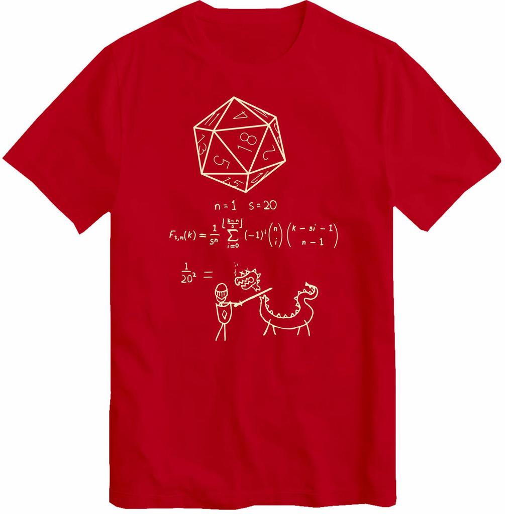 Funny The Science of 20 Sided Dice DnD D20 Meme T Shirts Meme Gen Z Alpha Tee Women Unisex Cotton Summer Oversized Brain Rot Humor