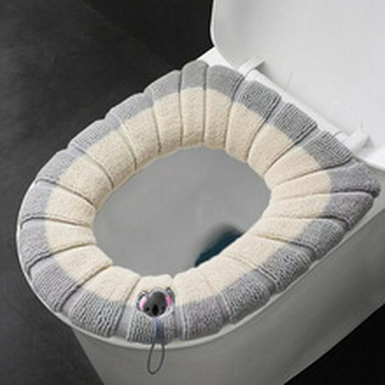 

Extra Thick Universal Toilet Seat Cover Cushion - Large Size, All-Season Comfort