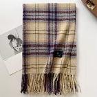 Retro plaid Japanese and Korean atmosphere plaid scarf women's plaid series contrasting color warm shawl student scarf