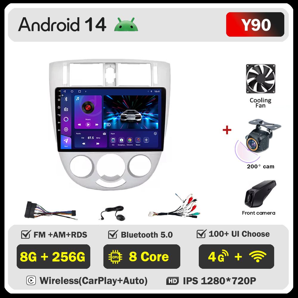 For Chevrolet Lacetti J200 For Buick Excelle Hrv For Daewoo Gentra 2 Car Radio Player Car Carplay Screen Autoradio Mirror Link