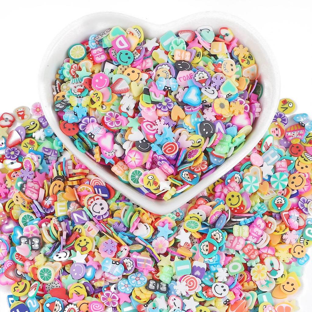 250000/500000Pcs NO HOLE Polymer Clay Flower Crafts Flatback Scrapbooking For Embellishments Nail Stickers Art Decoration Diy Accessories