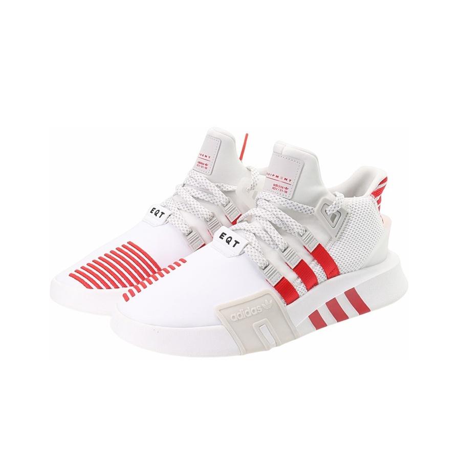 adidas Originals Eqt Bask Adv Okrągły Czubek Sznurowane Antypoślizgowe Trwałe Oddychające Niskie Buty Lifestyle Casual Unisex Białe Czerwone Szare FW4250