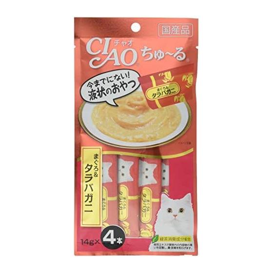 Ciao (CIAO) Churu Tuna & King Crab 4 Pieces Set of 6