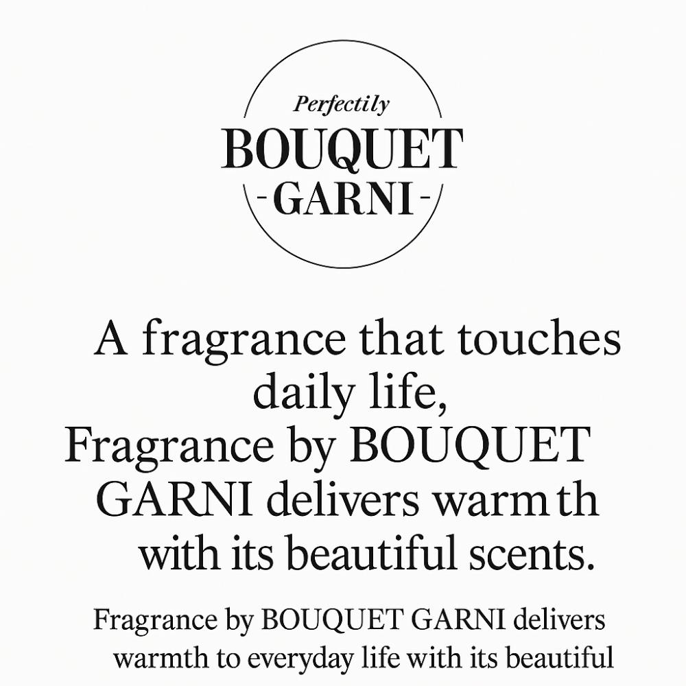 Bouquet Garni "Rose Garden" Perfume Diffuser – Premium, Long-Lasting Fragrance for Luxurious Ambiance
