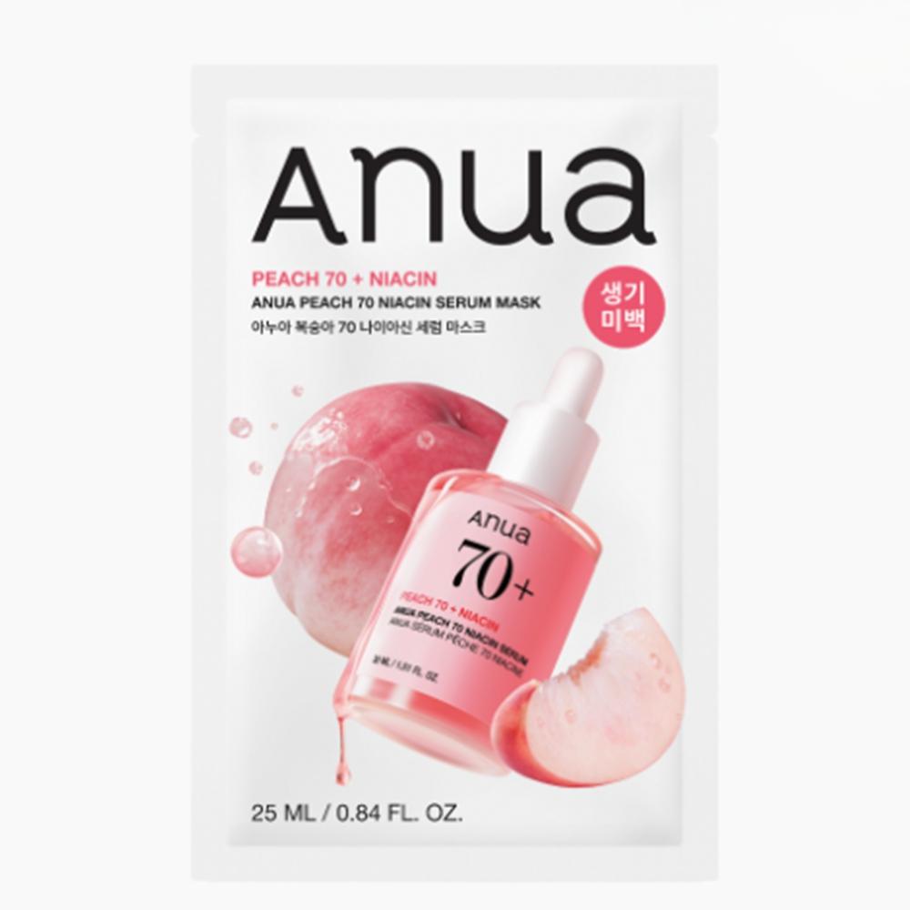 Anua Peach 70 Niacinamide Serum Mask 25ml