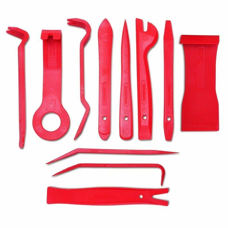 14 Pcs Car Panel Trim Door Dashboard Audio System & Clip Fastener Remover Tools