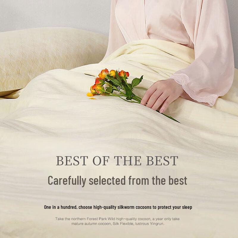 FUANNA 100% Tussah Silk Duvet