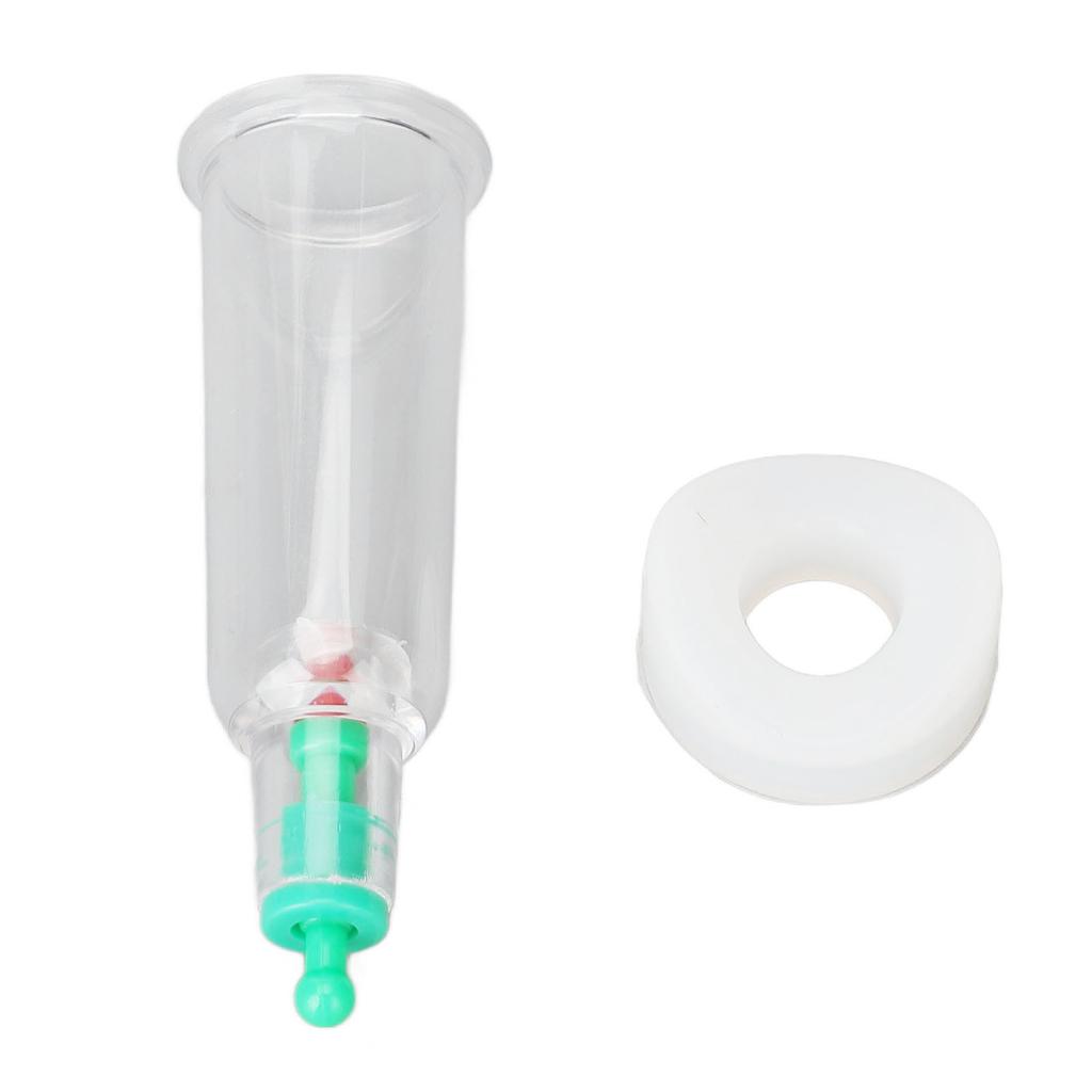 Finger Cupping Cup Vacuum Suction Finger Massage Health Thumb Cupping Cup with Curved Rubber Ring