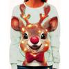 New Cute Elk 3D Printed Ugly Xmas Sweater Merry Christmas Animals Graphic Sweatshirts Reindeer Unisex Pullovers Tracksuit Tops