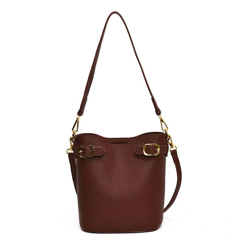 

Корейская минималистичная женская сумка-ведро высокого класса: Универсальный, Стильный Нишевый Дизайн Новый Модный Аксессуар Кроссбоди