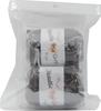 Takagi Fiber Panami Knitting Knit a Drawstring Bag with Metallic Free Cord Bright Kit (Black) FC-4