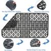 Kitchen Sink Mats Silicone Sink Mat Protectors for Bottom of Kitchen Sink 26 "x 13.78" Non-Slip Sink Protectors with Cutout Drain Holes for Farmhouse
