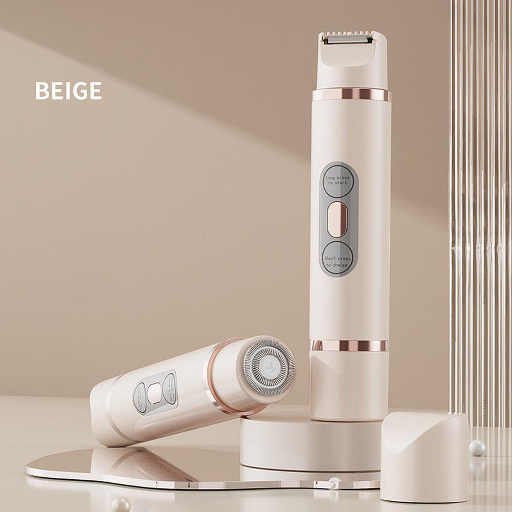 Portable for Women Electric Razor Shaver Lady Shaver Painless Body Hair Trimmer for Armpit Bikini Arm Leg Face Mustache